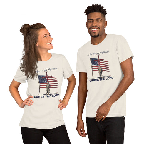 As For Me and My House Christian Bible Verse T-Shirt